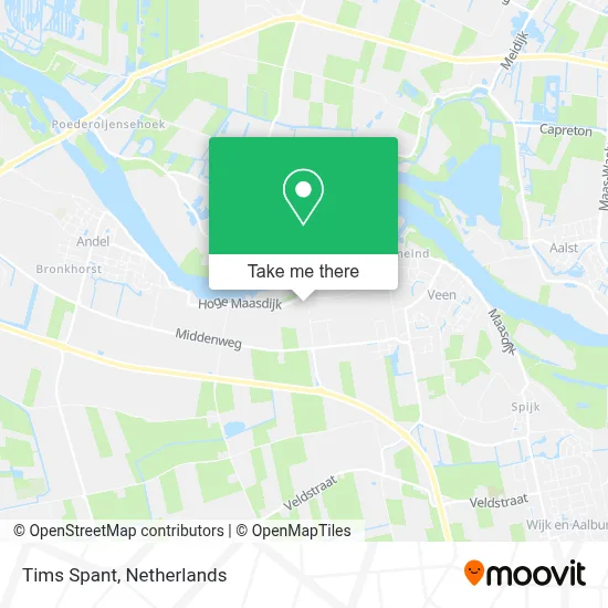 Tims Spant map