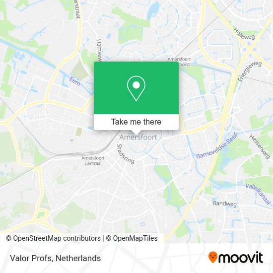 Valor Profs map