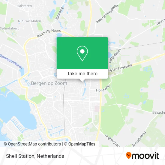 Shell Station Karte