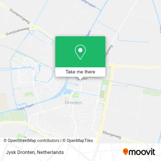 Jysk Dronten map
