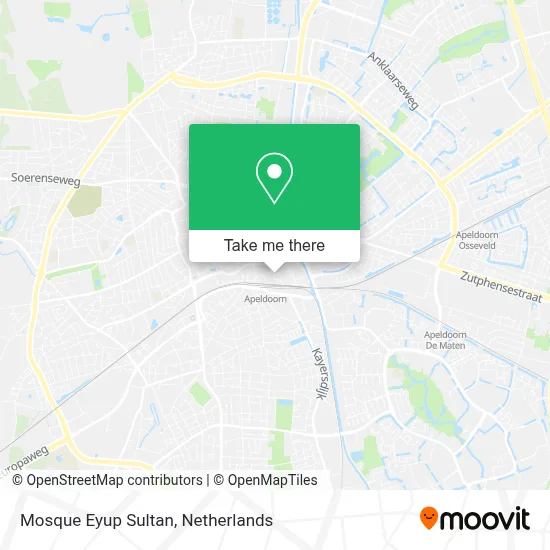 Mosque Eyup Sultan map