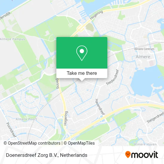 Doenersdreef Zorg B.V. map