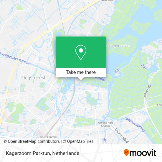 Kagerzoom Parkrun map