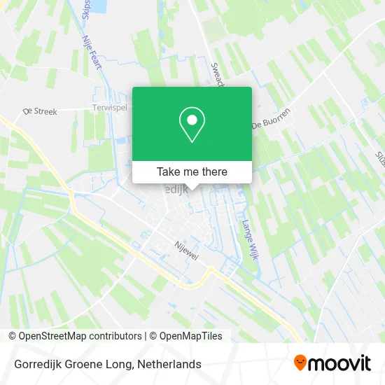 Gorredijk Groene Long map