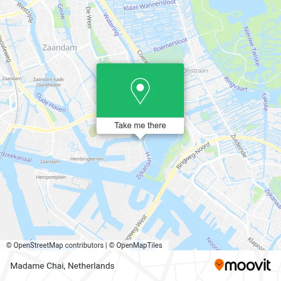 Madame Chai map