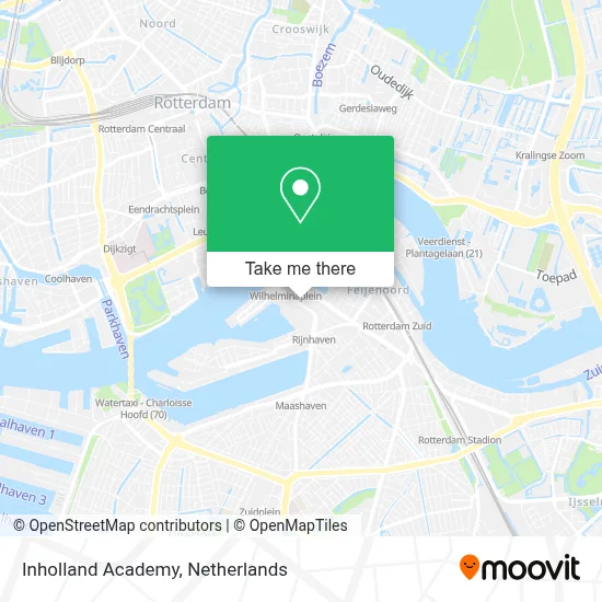 Inholland Academy map
