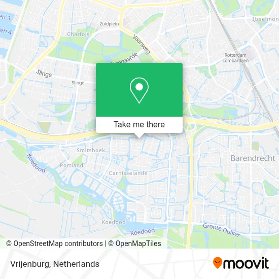 Vrijenburg map