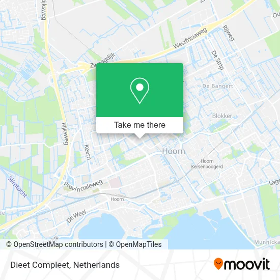 Dieet Compleet map