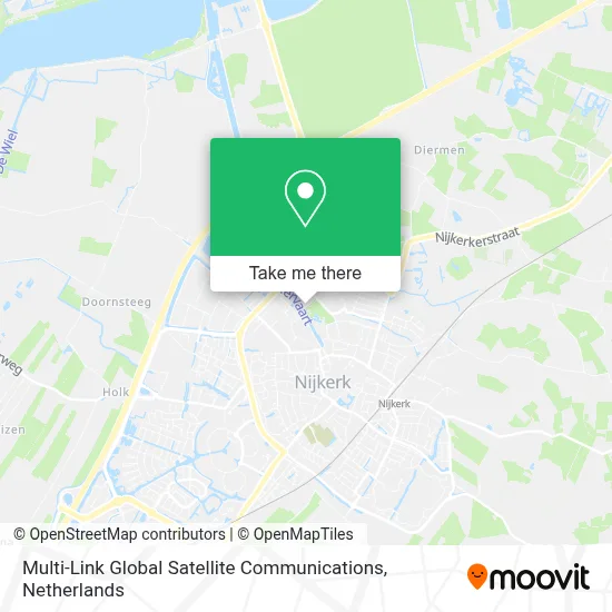 Multi-Link Global Satellite Communications map
