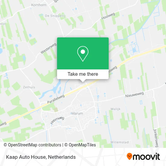 Kaap Auto House map