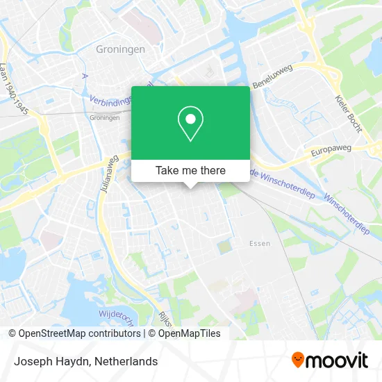 Joseph Haydn map