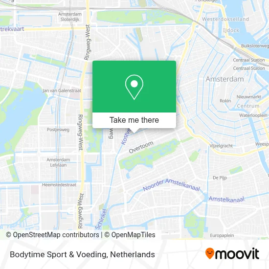 Bodytime Sport & Voeding map