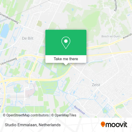Studio Emmalaan map