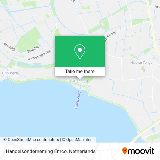 Handelsonderneming Emco map