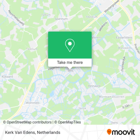 Kerk Van Edens map