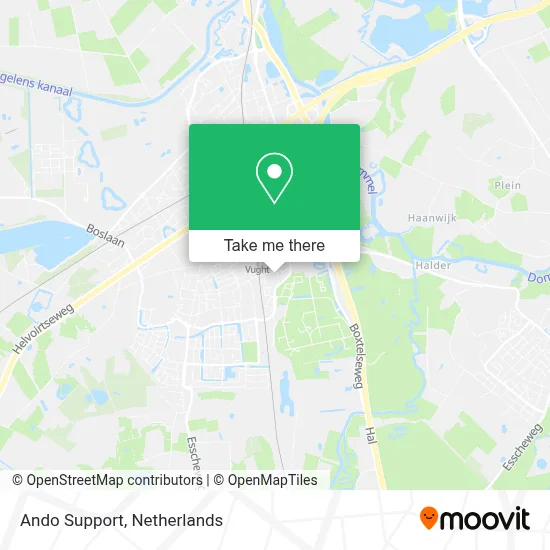 Ando Support map