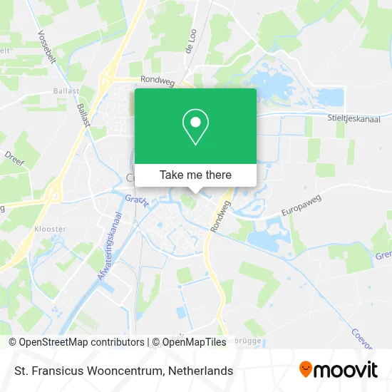 St. Fransicus Wooncentrum map