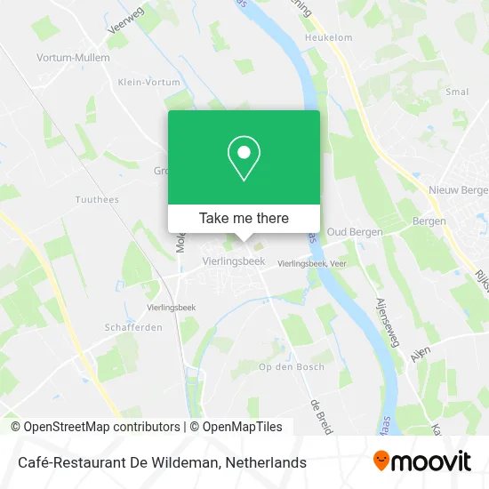Café-Restaurant De Wildeman map