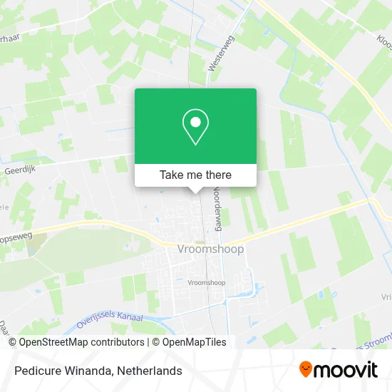 Pedicure Winanda map