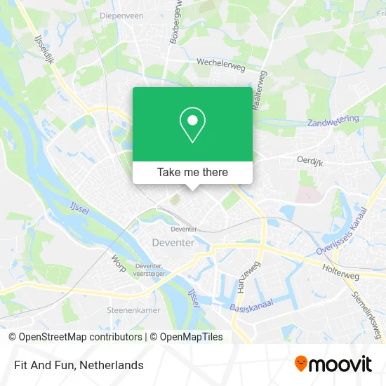 Fit And Fun map
