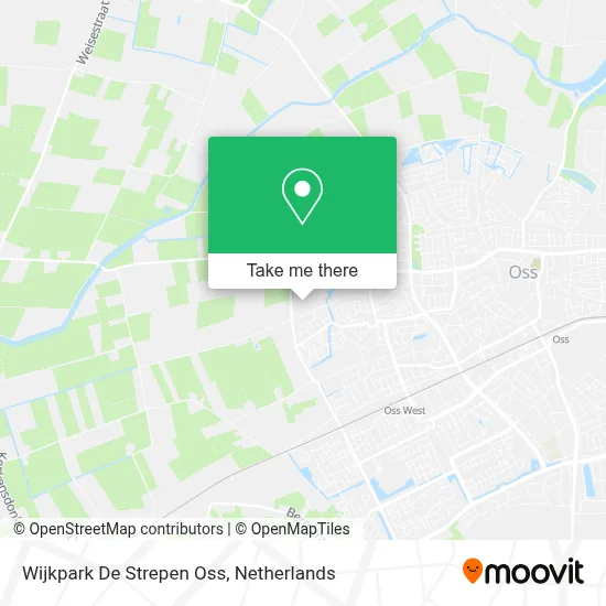 Wijkpark De Strepen Oss map