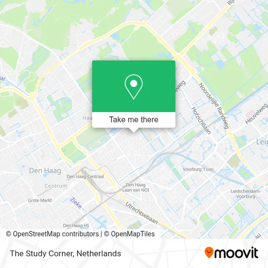 The Study Corner map