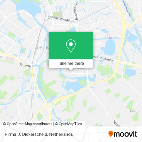Firma J. Dickerscheid map