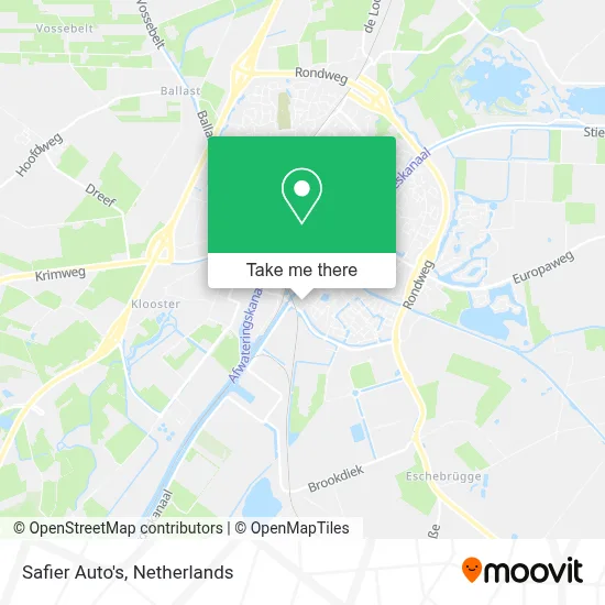 Safier Auto's map