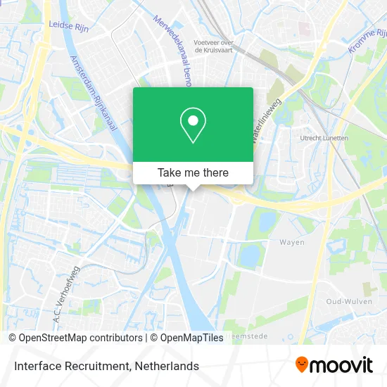 Interface Recruitment map