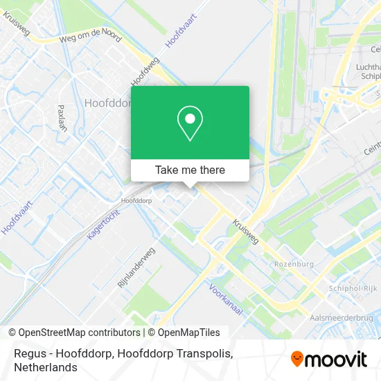 Regus - Hoofddorp, Hoofddorp Transpolis map