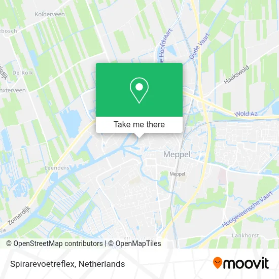 Spirarevoetreflex map
