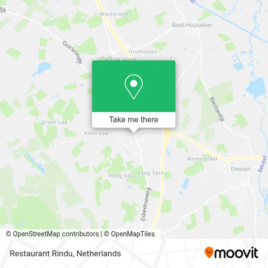 Restaurant Rindu map