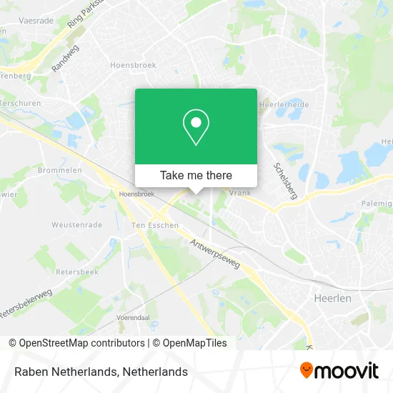 Raben Netherlands map