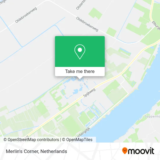 Merlin's Corner map