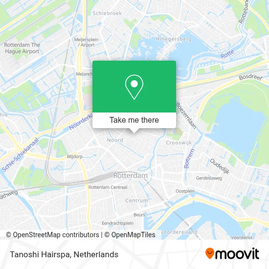 Tanoshi Hairspa map