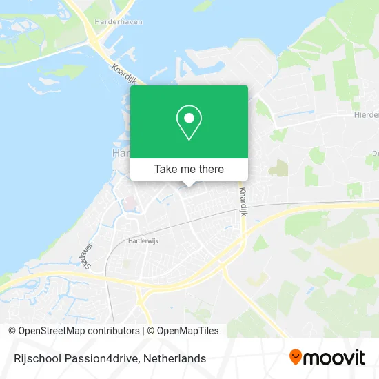 Rijschool Passion4drive map