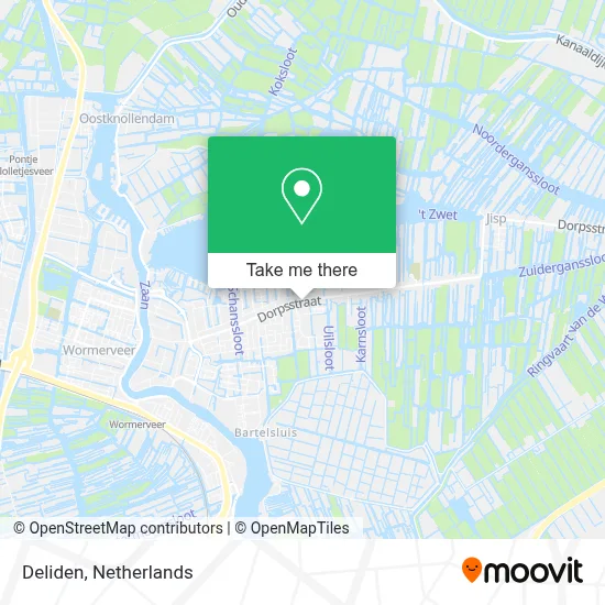 Deliden map
