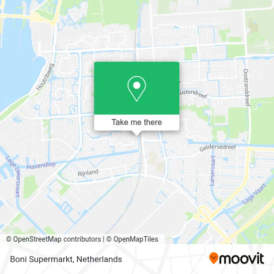 Boni Supermarkt map