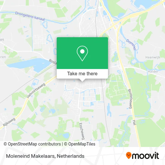 Moleneind Makelaars map