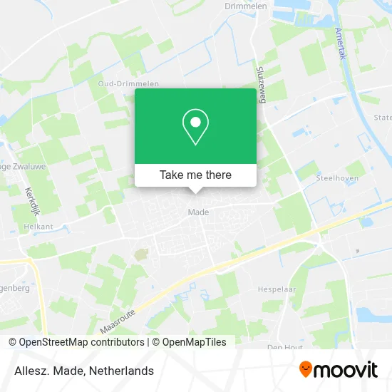 Allesz. Made map