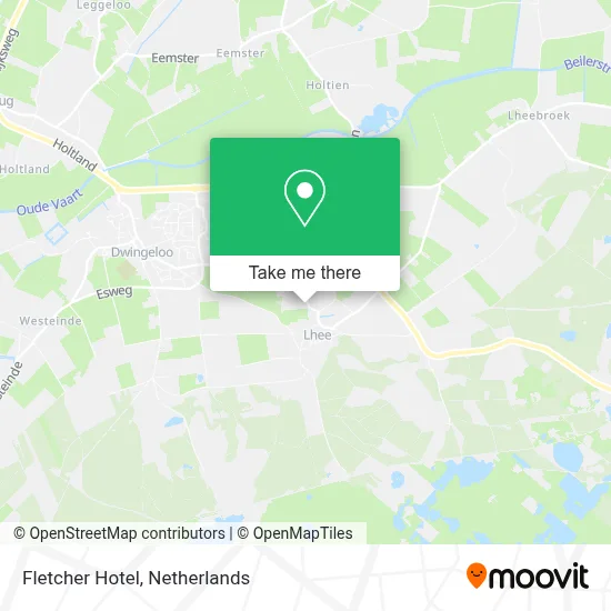 Fletcher Hotel map