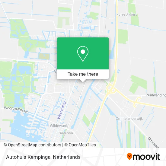 Autohuis Kempinga map