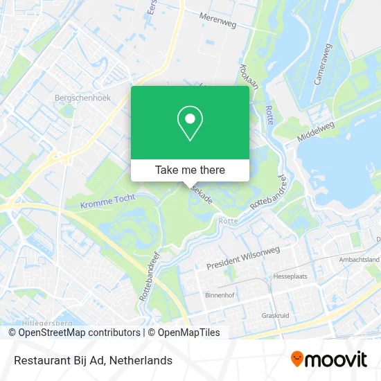 Restaurant Bij Ad map