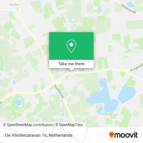 De Vlindercaravan 16 map