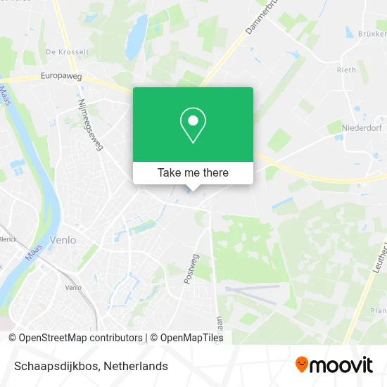 Schaapsdijkbos map