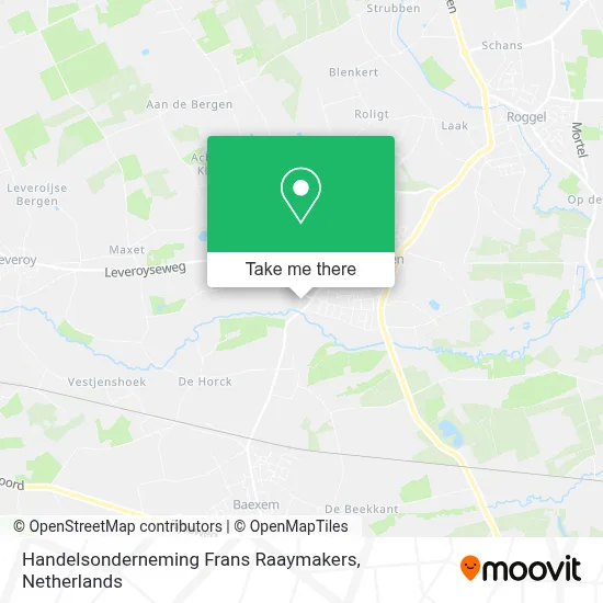 Handelsonderneming Frans Raaymakers map