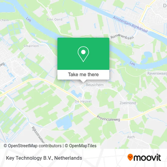 Key Technology B.V. Karte