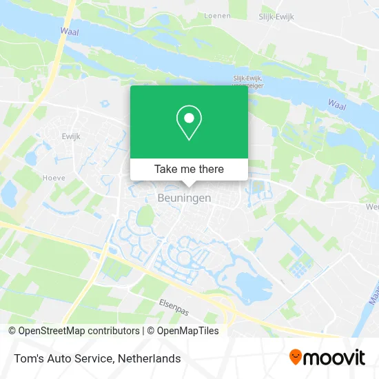 Tom's Auto Service map