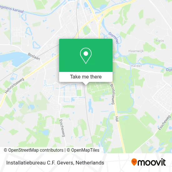 Installatiebureau C.F. Gevers map