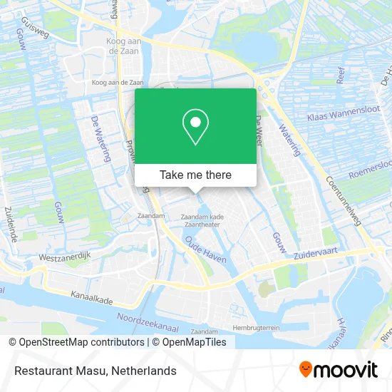 Restaurant Masu map